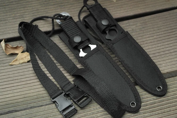 

American Paratrooper Survival Knife Leg Wrapping Tie Waist Knives Fixed Blade Straight Knife for Tactical Hunting