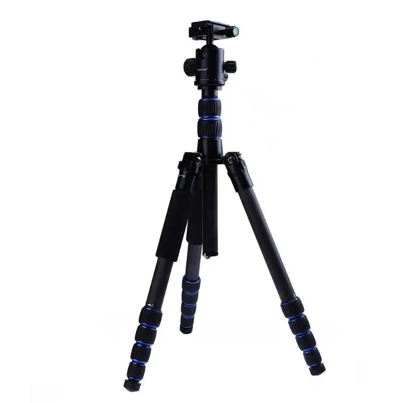 

Veledge VD-302 Ball Head Carbon Fiber 5 Segment Foldable Travel Camera Tripod Stand for Digital SLR DSLR Camera