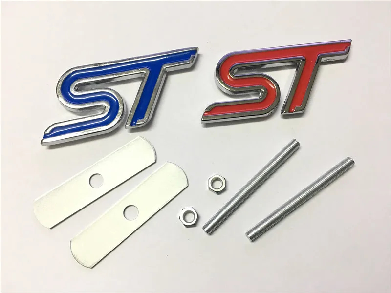 1Pcs ST Car Front Great Alloy Metal Grill Grilles Decoration Badge Emblem | Автомобили и мотоциклы