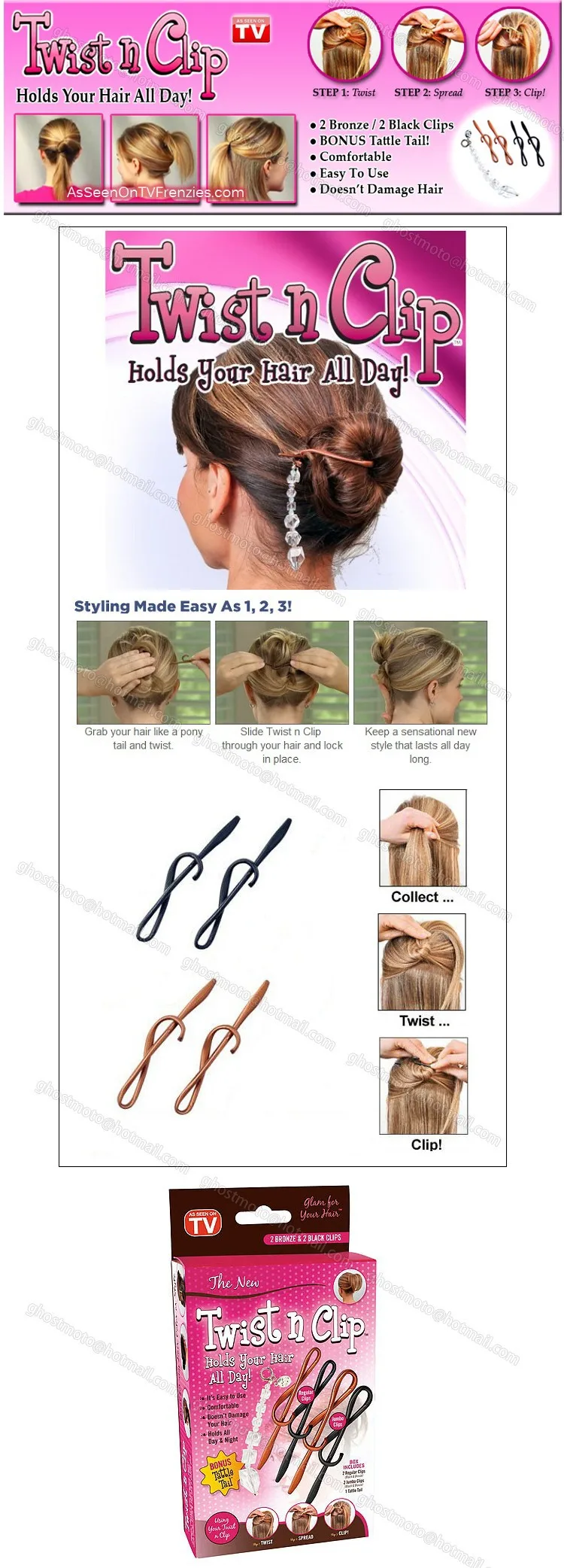 Hot Sale New Style Pendants Simple Multifunctional Magic Hair