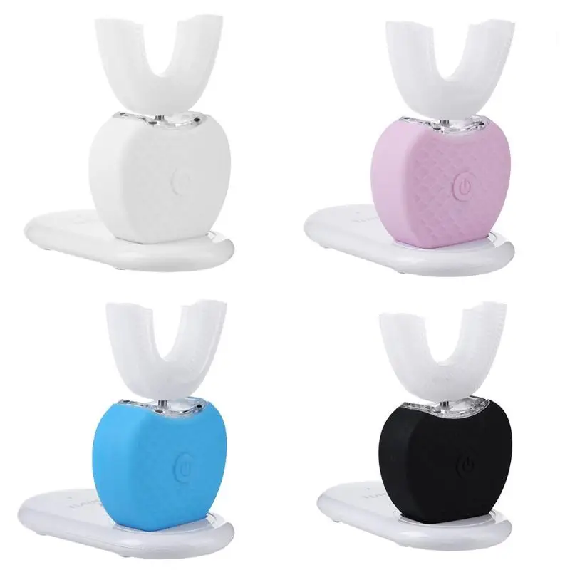 

4colors Whitening Automatic Electric Toothbrush Brush head vibrates Ultrasonic USB Connected Toothbrush kids children safty use