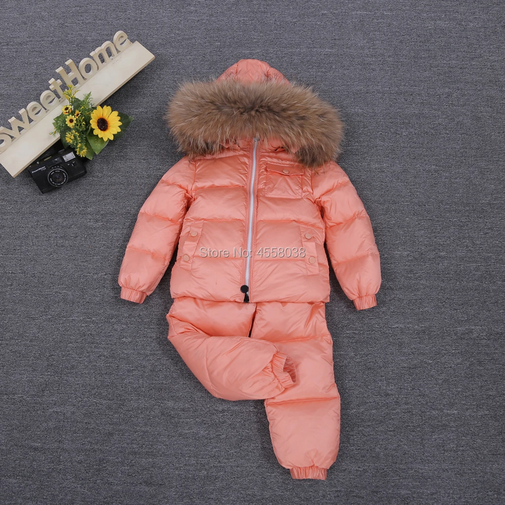 Yiqingfantasic/высококачественное зимнее пальто; стильное детское пуховое пальто; тканевое пуховое пальто с мехом для девочек; зимнее пальто для девочек