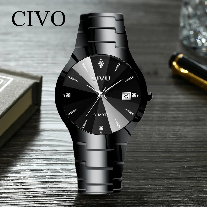 

CIVO Luxury Brand Mens Watches Waterproof Analogue Wristwatch Men'S Quartz Watch Business Casual Men Watch Relogio Masculino