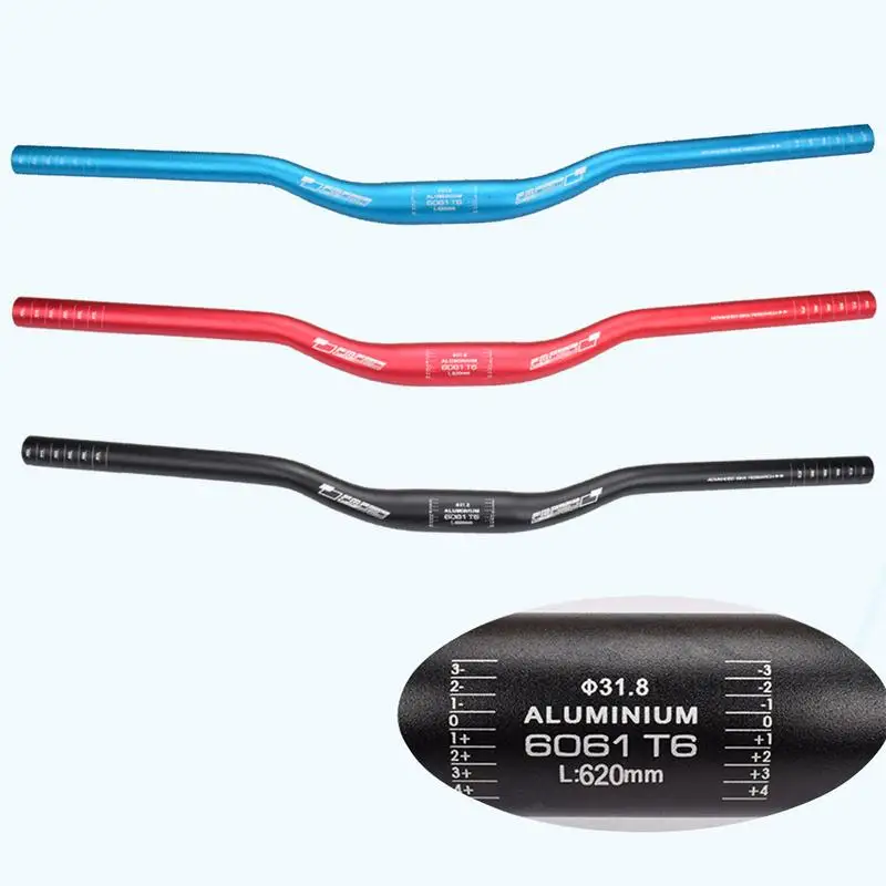 Best Aluminum Alloy 31.8 * 620mm 1.25 * 24.41in Bicycle Handlebars MTB Bicycle Road Bike Handlebar