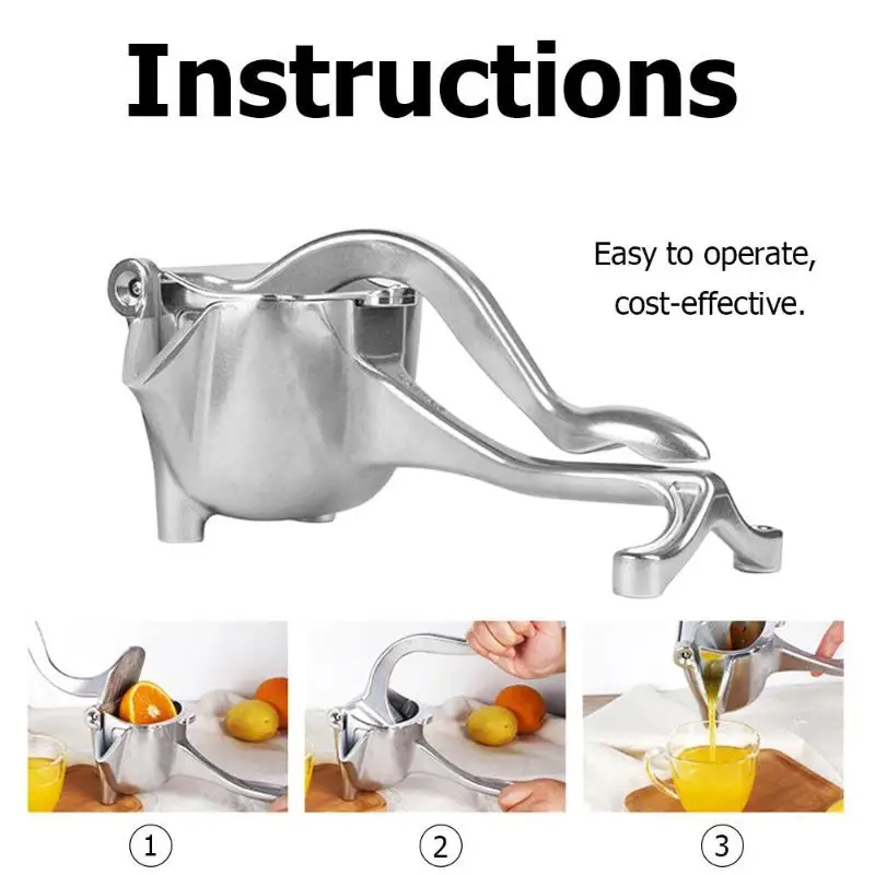 Manual Aluminum alloy Mini Lemon Fruit Squeezer Grinder Citrus Juicer Orange Kitchen Gadgets Cooking Tools Support Dropshipping