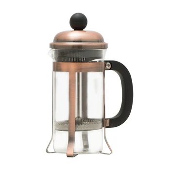 

1pc Stainless Steel Heat Resistant Pressure Clear Glass Coffee Pot Teapot for Outdoors Camping Office 350ml