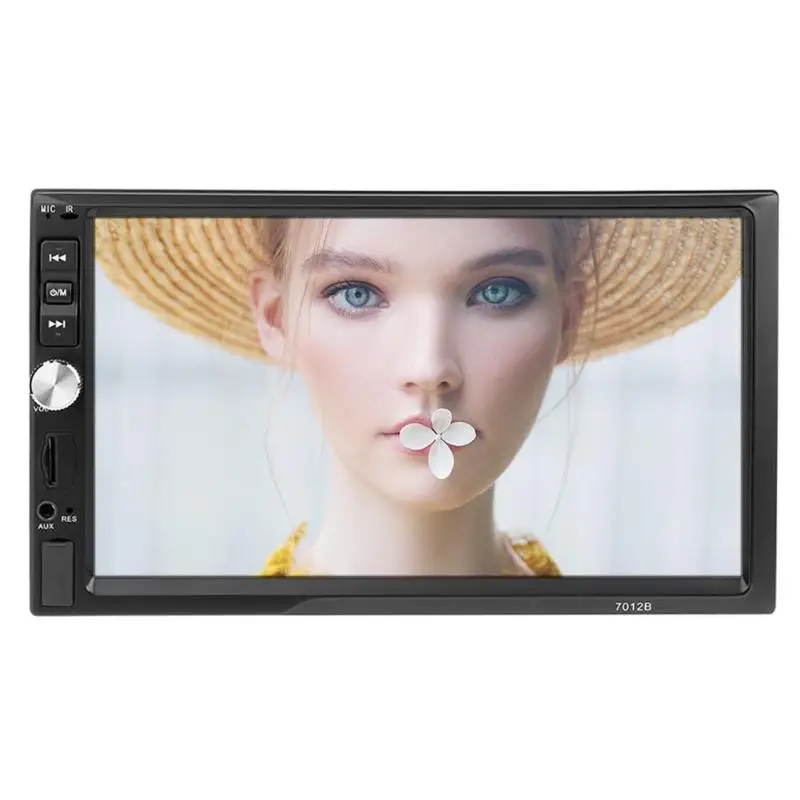

7012B 7in Touch Screen 2Din InDash Car Stereo MP5 Player Bluetooth FM Radio