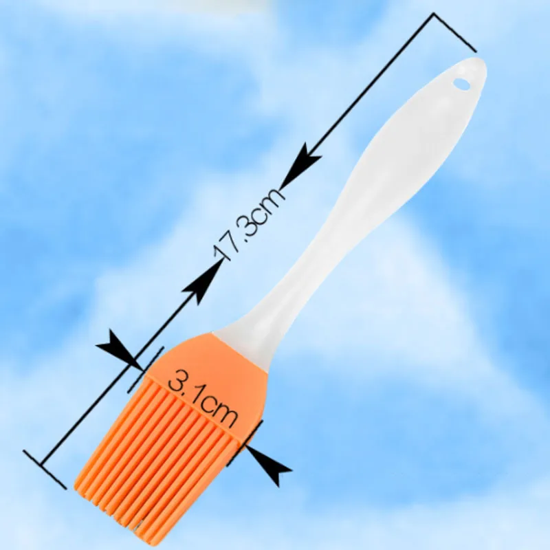 2 шт. формы для выпечки принадлежности для барбекю торта масляные щетки силиконовые 17,3*3,1 см Кухонные гаджеты кондитерские кисти инструменты для выпечки