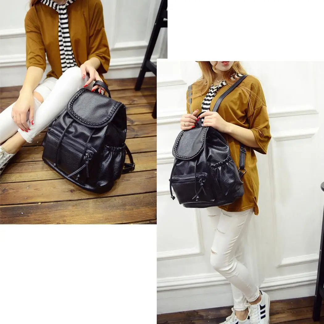

Women Casual Backpack with Adjustable Shoulder Straps School Bag Vertical Square Versatile, Casual, Shopping,
