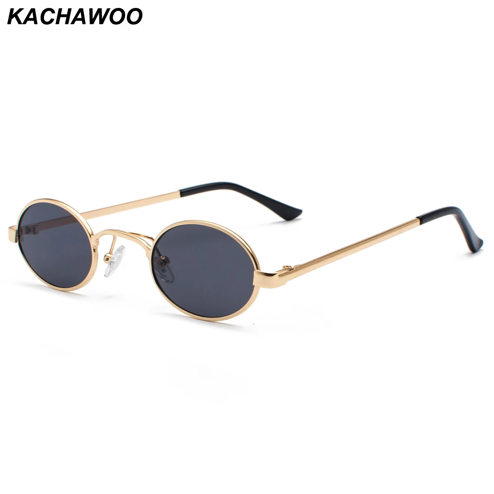 Retro Oval Sunglasses Men Small Vintage Glasses | Vintage Round Sunglasses - Sunglasses - Aliexpress