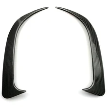 Novo-para benz cla w117 cla45 amg olhar de fibra de carbono spoiler traseiro ventilação de ar capa 2013-2018 2 peças