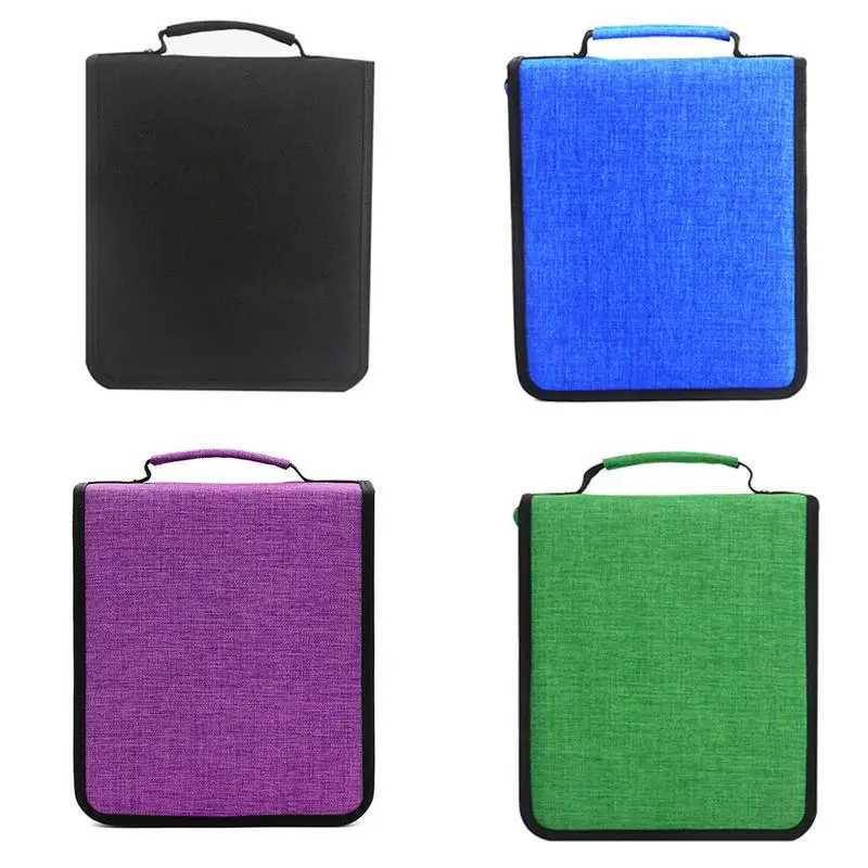 

Hand-held Portable 120-Hole Foldable Multifunctional Large Capacity Pencil Bag Pencil Case Storage Supplies For School Office