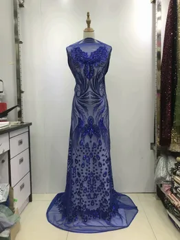 

Guipure Embroidery Lace Fabric On Sale Gold Sequin Fabric Material Mesh Polyester African Clothes Gold Sequin Lace DHL Fastest