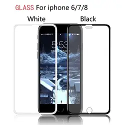 Tmoxen 7D полное покрытие Защитное стекло для IPhone 6 7 8 S Plus X стекло Flim для Iphone 7 8X6 защита экрана закаленное стекло