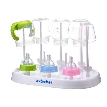 

Baby Milk Bottle Drying Rack Simple Tree Shape Cleaning Dryer Drainer Detachable Useful Infant Milk Cup Nipple Pacifier Holder