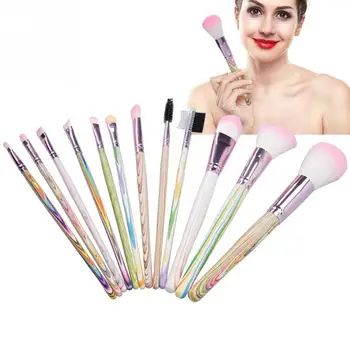 

12pcs Professional Makeup Brushes Set Eyeshadow Foundation Lip Brush Makeup Tools Kit Accessories