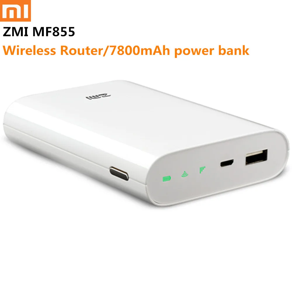 Original Xiaomi Zmi 4g Wifi Router 7800 Mah Mf855 3g 4g Wireless Wifi  Repeater Wifi Router Mobile Hotspot Power Bank Micro Usb - Routers -  AliExpress