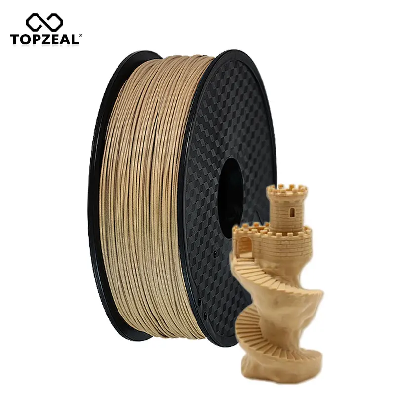 Продажа Нить для 3d принтера TOPZEAL, 1,75 мм, точность измерения + 0,02 мм, нить для 3D печати, материалы