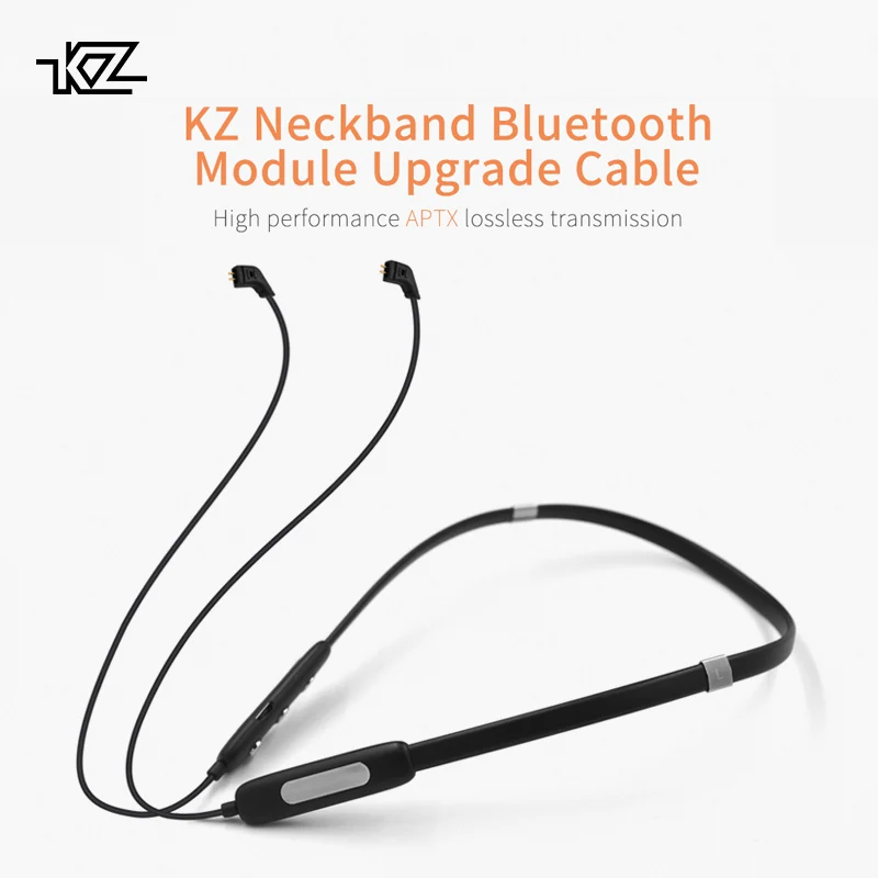 

KZ Neckband Bluetooth Module Upgrade Cable High Performance Apt-X Lossless Transmission Wireless Wire for KZ AS10/BA10/AS06/ZST
