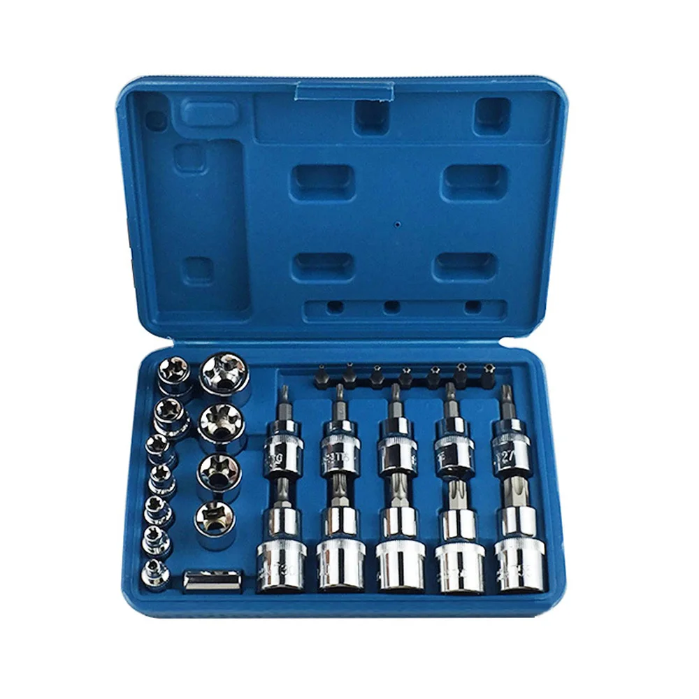 

29pcs/set torx sockets bit holder kit Female/Male Play Set Repair Tools Home Use