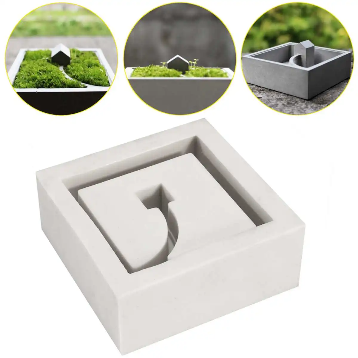 

Ceramic Clay Pots Mold Planter Silicone Mould For Home Decoration Table Crafts Making Flower Pot Molds Silicone Concrete Molds