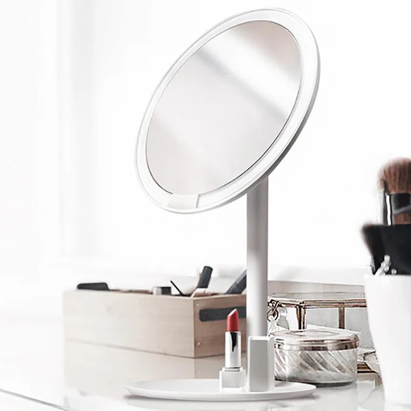 AML004 зеркало для макияжа перезаряжаемое яркость регулируемый светодиодный HD макияж дневной свет зеркало от 1 Youpin