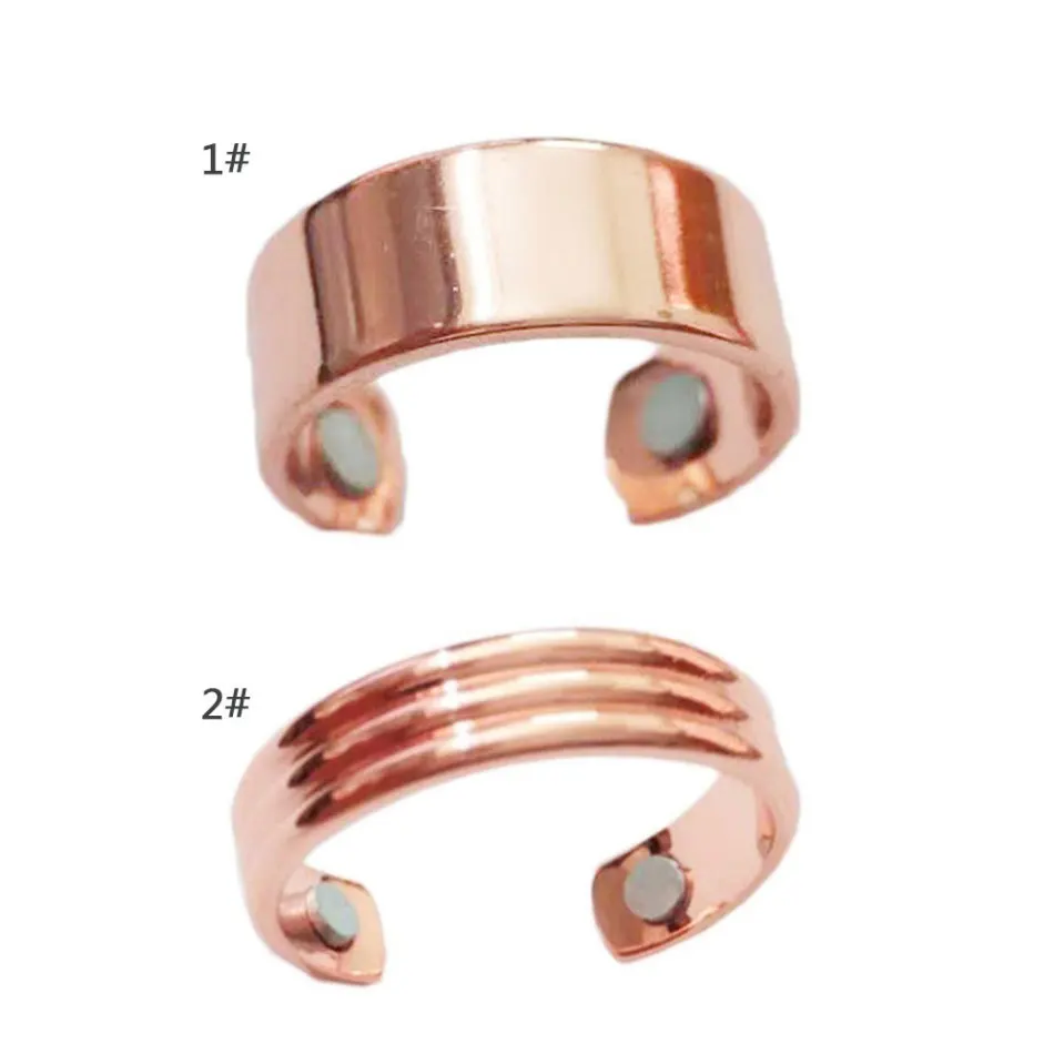 Fashion Magnetic Opening Rings Health Care Ring Punk Finger Magnet Adjustable For Women Men Jewelry | Украшения и аксессуары