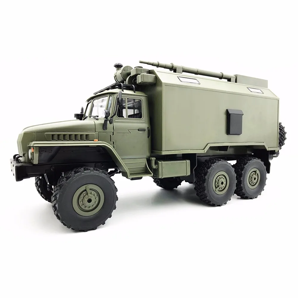  Wpl B36 Ural 1/16 2.4G 6Wd Rc Truck Rock Crawler Command Communication Vehicle Rtr Toy Auto Army Tr