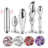 De acero inoxidable tapón Anal próstata masaje vibrador bala Anal Bead para las mujeres estimulador de clítoris vibrador sexo Anal Juguetes ► Foto 2/6