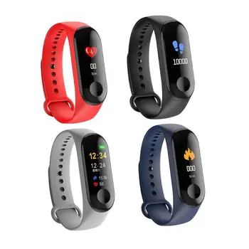 

Smart Fitness Bracelet Colorful Screen Waterproof Heart Rate Blood Pressure Oxygen Multi Sport Mode Band For Android IOS