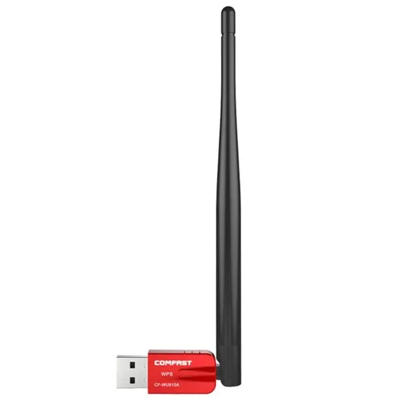 COMFAST Wi-Fi приемник CF-WU910A 600 Мбит/с двухдиапазонный USB WiFi адаптер Bluetooth 4,0 Wi-Fi приемник 5,8 ГГц беспроводная сетевая карта