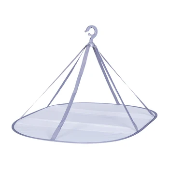 

1pcs Mesh Clothes Drying Rack Hanging Dryer Folding Sweater T-shirt Laundry Drying Net Basket Rack