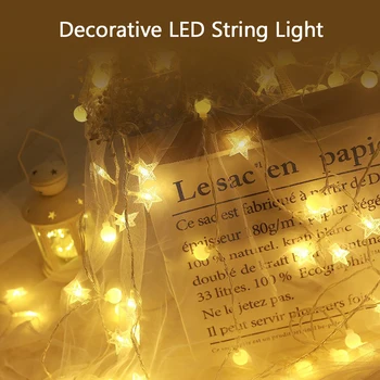 

Battery Operate 10/20/40LED Star String Lights LED Fairy Lights Christmas Wedding Decoration Lights Twinkle Lights