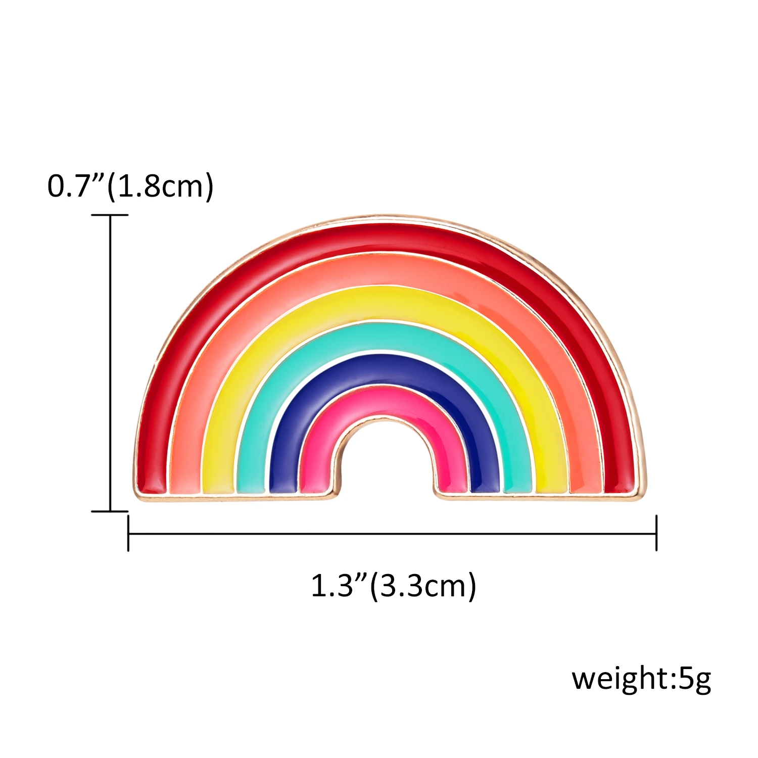 

Fashion Colorful Enamel Pin Brooches For Women Cartoon Creative Mini Rainbow Metal Brooch Pins Denim Hat Badge Collar Jewelry