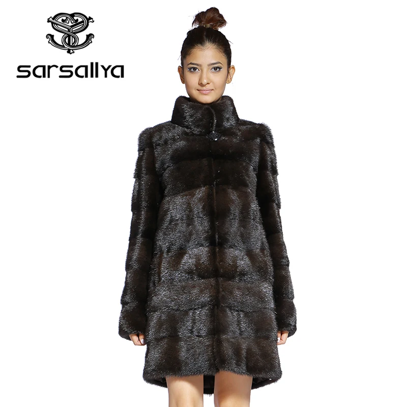 Best  Real Fur Coat Mink Women Winter Natural Fur Mink Coats And Jackets Female Long Warm Vintage Women C