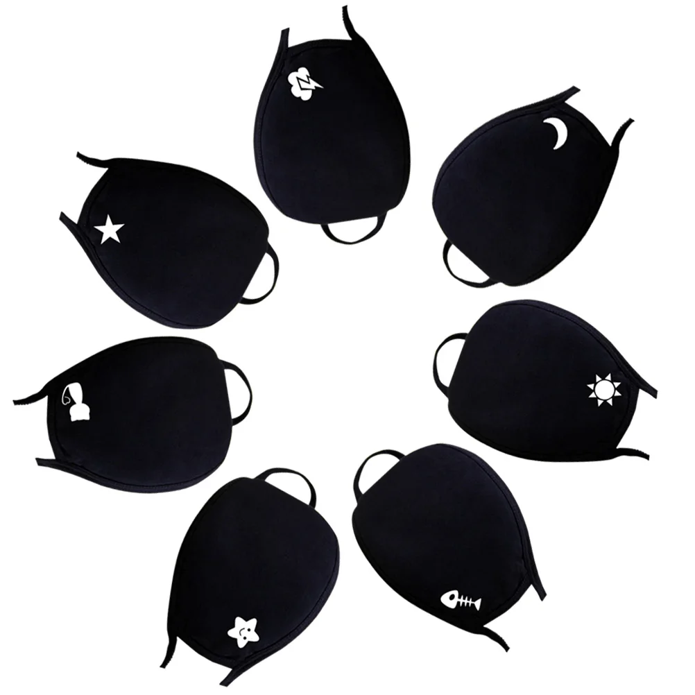 

7pcs Anti-Dust Practical Anti-Fog Unisex Portable Cycling Mask Riding Mask For Men Women Outdoor Riding Cycling