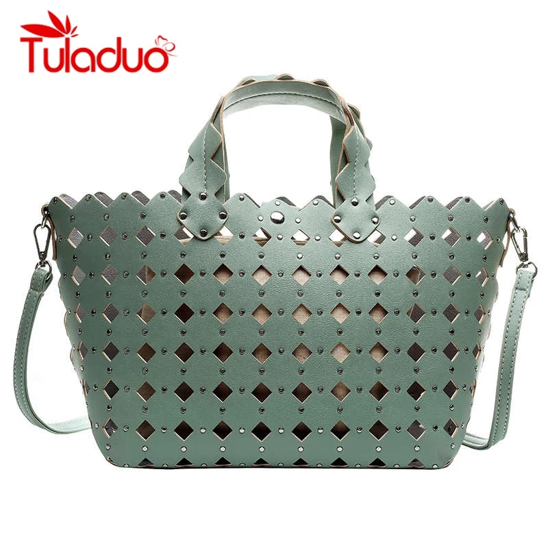 

Over Shoulder Bags Handbags Women Brands Hollow Out Beach Bag Bolsa Feminina Purses and Handbags Torebka Damska New Handbag Sac