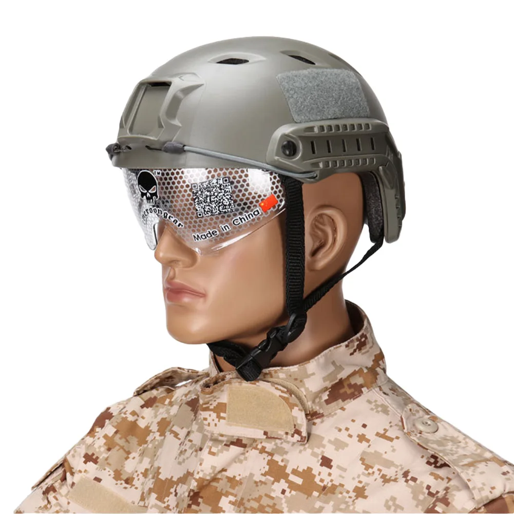 

High Quality Protective Paintball Wargame Helmet Army Airsoft MH Tactical FAST Camping Game Helmet with Protective Goggle
