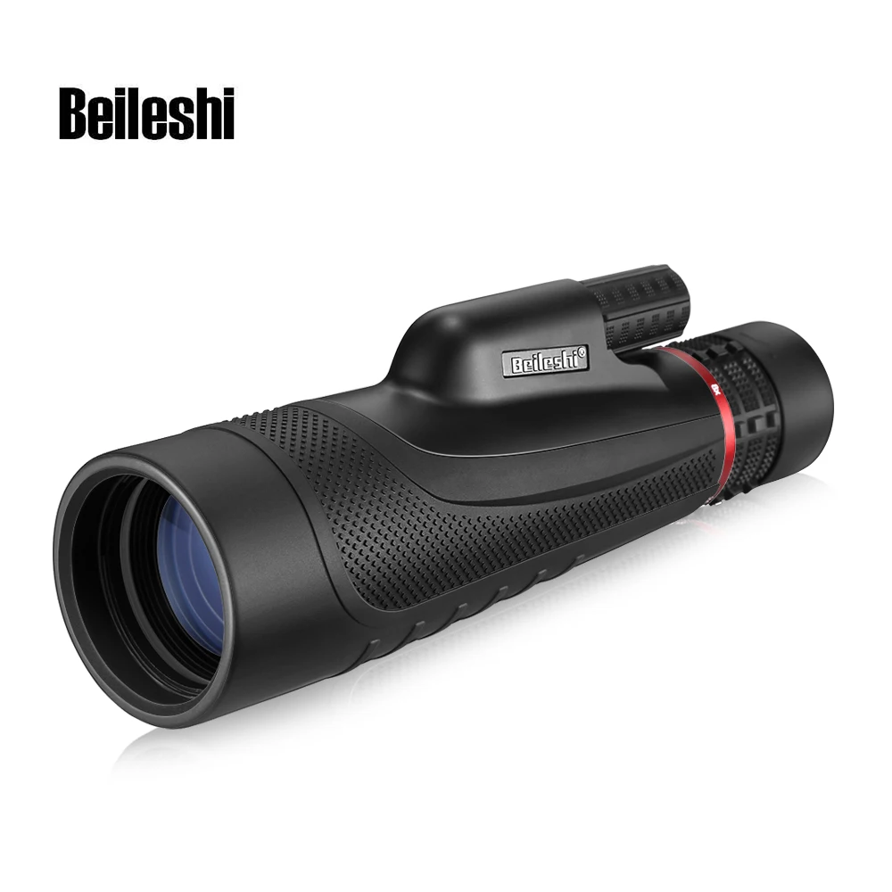 

Beileshi 24X50 Outdoor Traveling Monocular Dustproof Hunting Telescope with Optic Lens HD Monocular for Watching Hunting