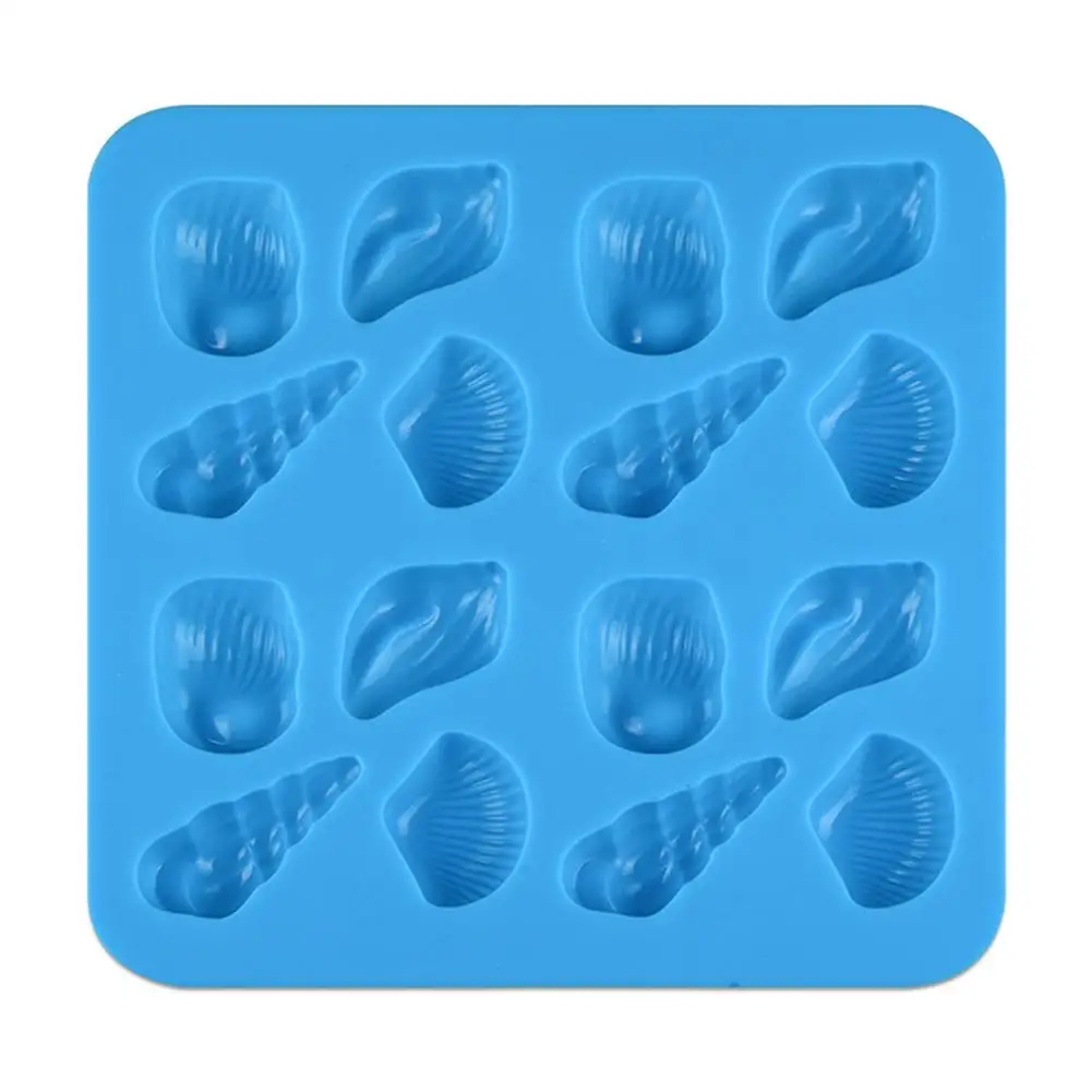 NEW Creative Silicone Ice Mold Underwater World Conch Shell Chocolate Model Ice Grid Mold DIY Decorative Cake Mold #BO