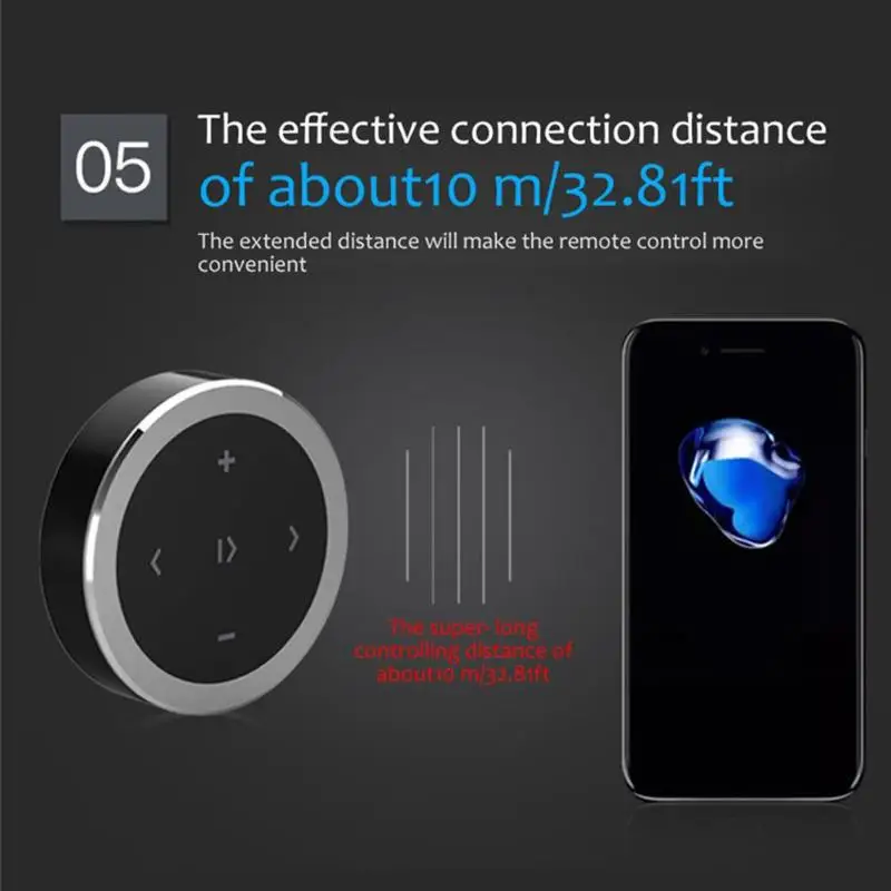 VODOOL автомобильный беспроводной Bluetooth 3,0 Комплект мультимедийная Кнопка Автомобильный руль для мотоцикла воспроизведение музыки пульт дистанционного управления для iOS Android