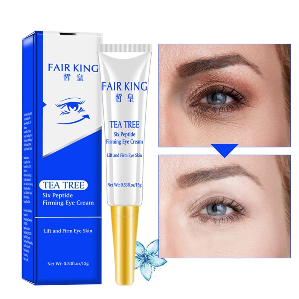 Tea Tree Six Peptide Firming Eye Cream 15g Anti Puffiness Remove Dark
