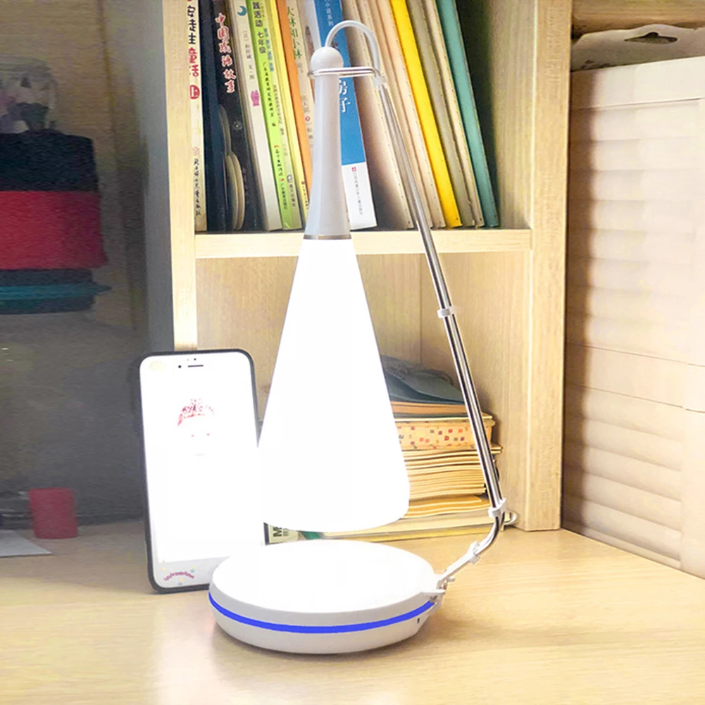 3 5 Вт светодиодный Bluetooth USB сенсорный датчик настольная лампа Qi беспроводной