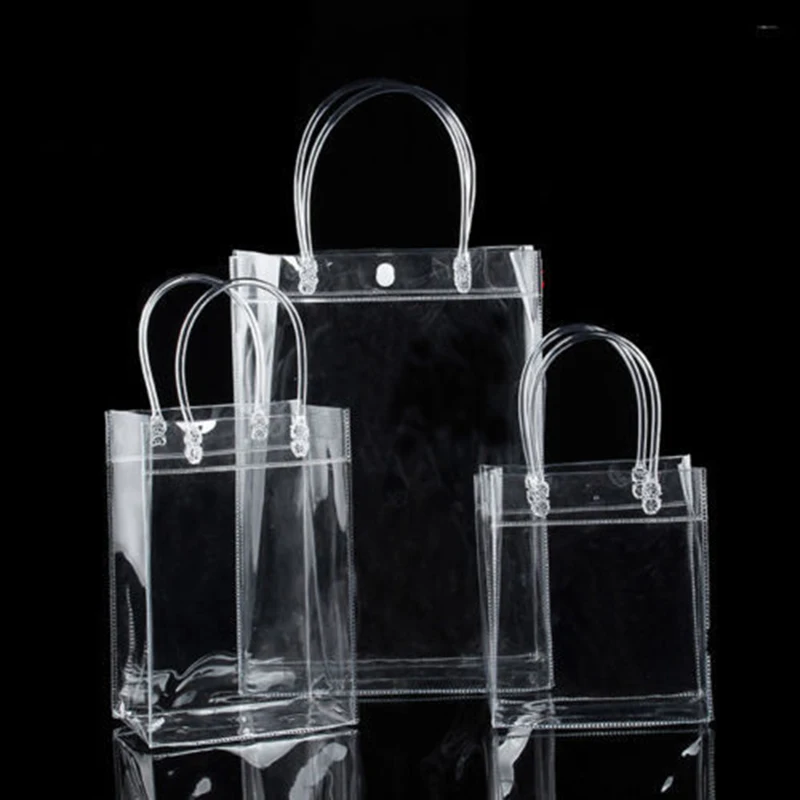 clear plastic bag purse