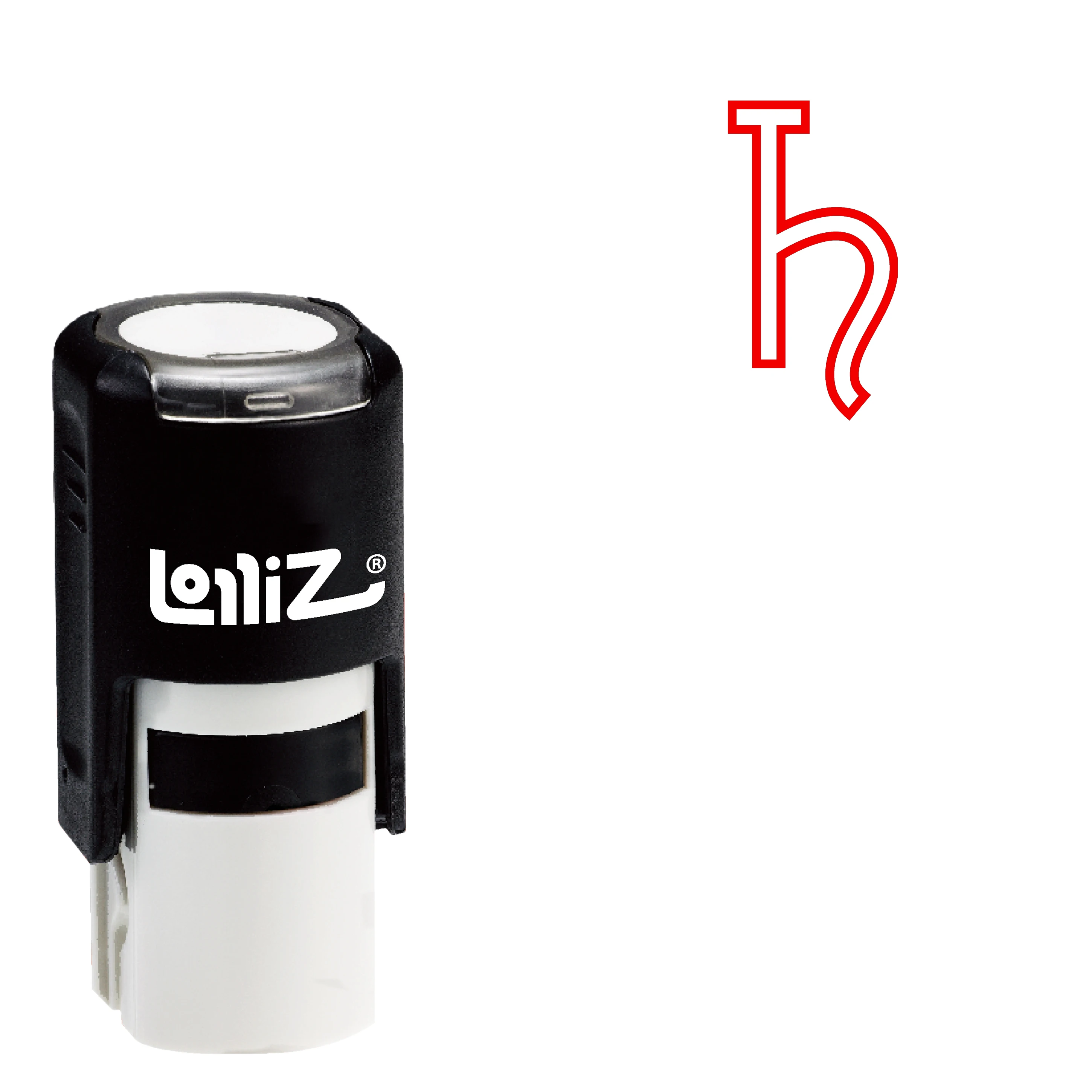 LolliZ Planetary Symbol Series Outline Style - Saturn Self-Inking Rubber Stamp | Дом и сад