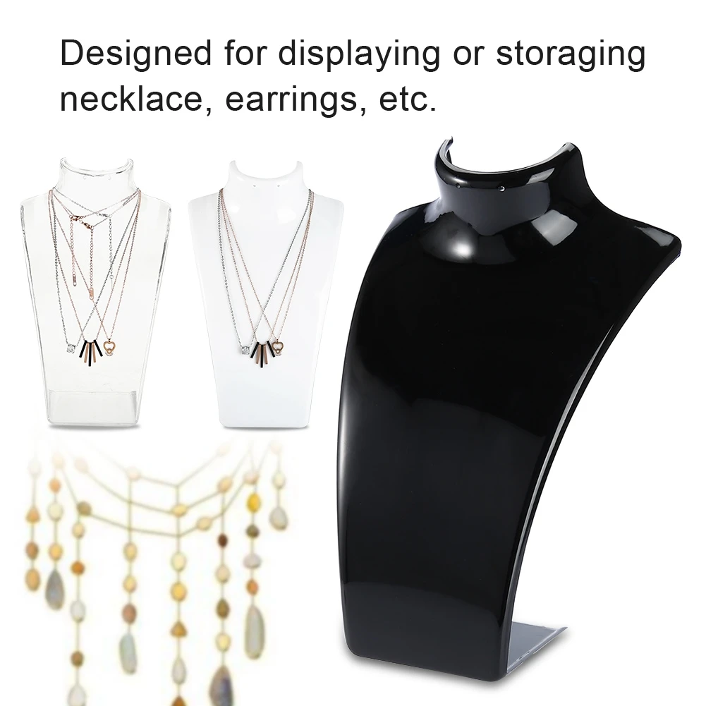 3 Colors Necklace Earrings Holder Mannequin Head Bust Stand Model Shop Jewelry High Quality Display Rack | Украшения и аксессуары