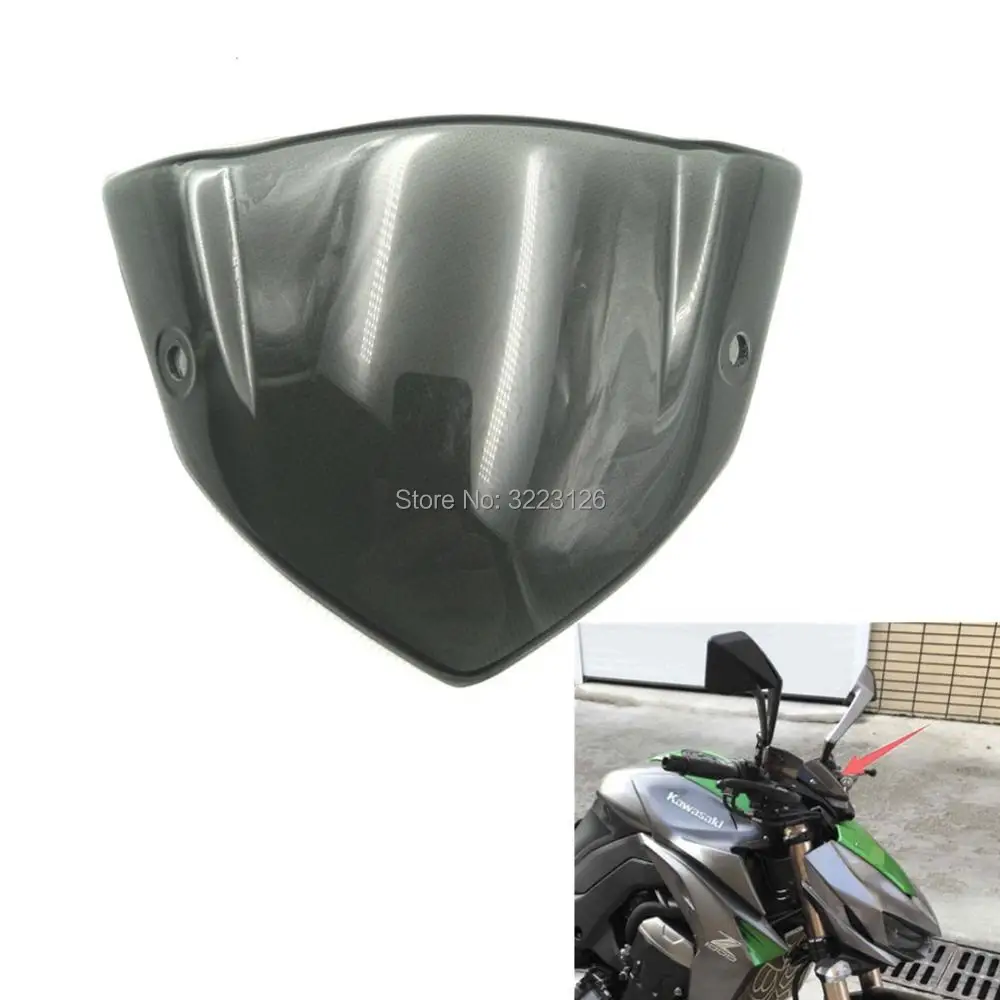 

Motorcycle front glass Viser Visor Windshield WindScreen Fits For Kawasaki Z1000 2014 2015 2016 2017