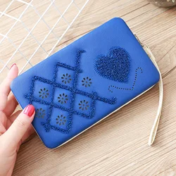 Towel Embroidered Ladies Wallet Long Love Japan And South Korea Lunch Box Wallet Women's Clutch Bag Mobile Phone Bag Purse Towel Embroidered Ladies Wallet Long Love Japan And South Korea Lunch Box Wallet Women's Clutch Bag Mobile Phone Bag Purse