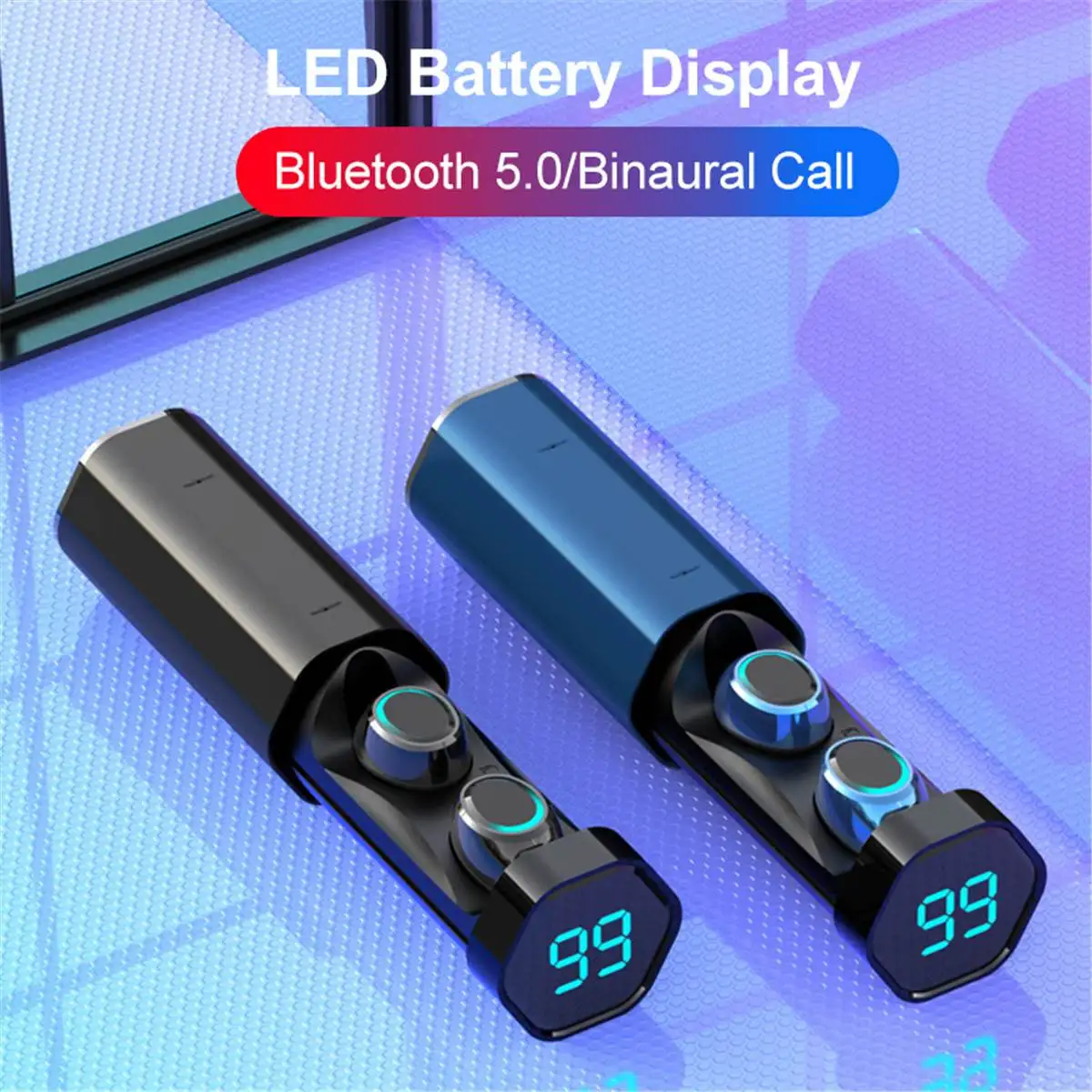 

Mini Bluetooth 5.0 Earphones Wireless Blutooth Headphones Earphone Handsfree Sports Touch Control Earbuds Waterproof Headset