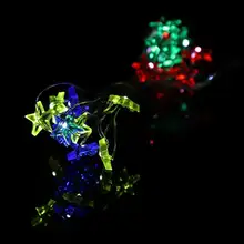 50 светодиодный Сказочный светильник романтический рождественский светодиодный гирлянда украшение для свадебной вечеринки прекрасный Звездный струнный свет guirlande lumineuse